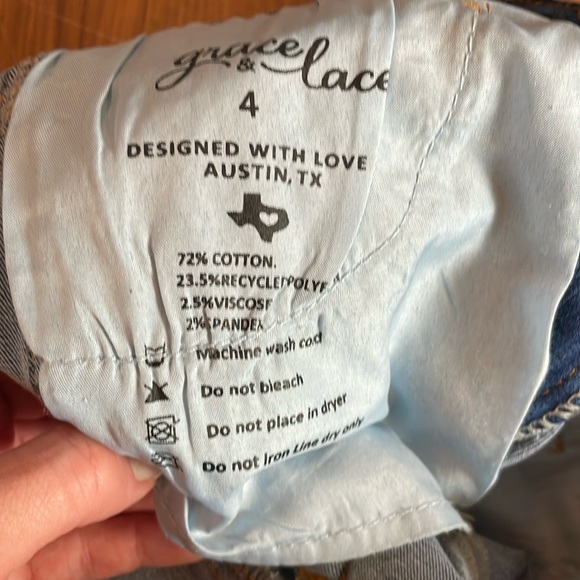 Grace & Lace Capri Skinny Jeans Size 4 - Picture 5 of 7